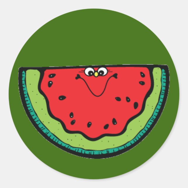 Stickers Watermelon souriant (Devant)