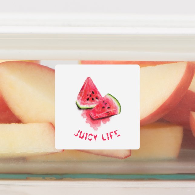 Stickers Watermelons - Texte personnalisé (Apposé)