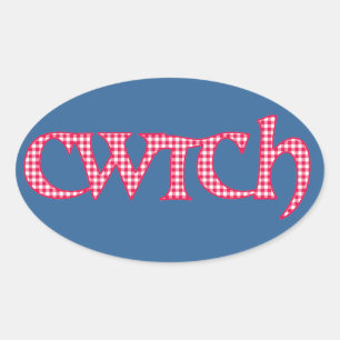 Stickers Welsh Fun : Red Check En vichy