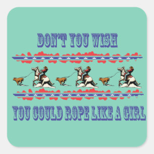 Stickers Western Rodeo Stickers Calf Roping
