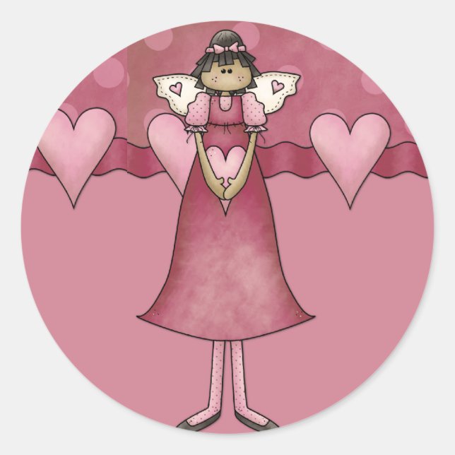 Stickers Whimiscal :: Angel Heart Design (Devant)