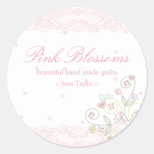 Stickers Whimsical Sweet Rose Floral Blossoms (Devant)