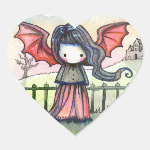 Stickers Whimsical Vampire doux