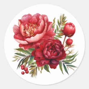 Stickers Winter Peony