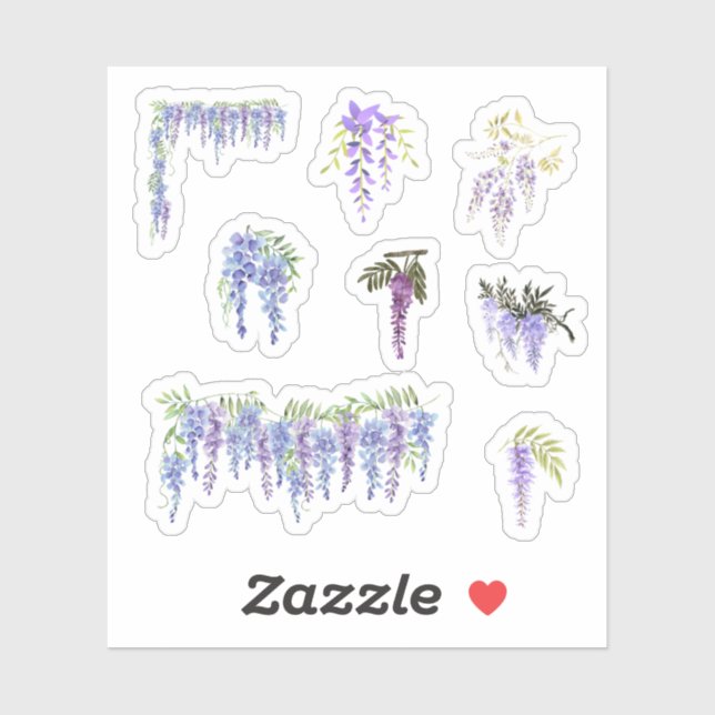 Stickers Wisteria (Feuille)