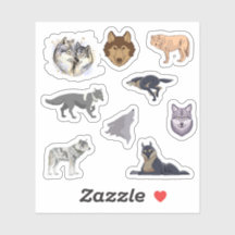 Stickers Wolf