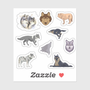 Stickers Wolf