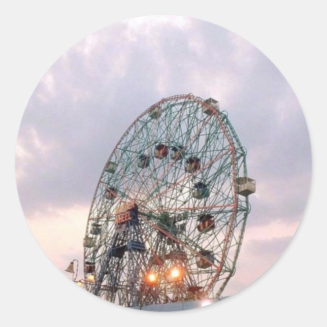 Stickers 'Wonder Wheel at Twilight' (Devant)