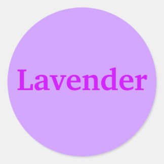 Stickers Word couleur lavande