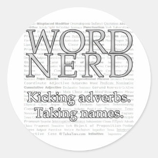 Stickers Word Nerd