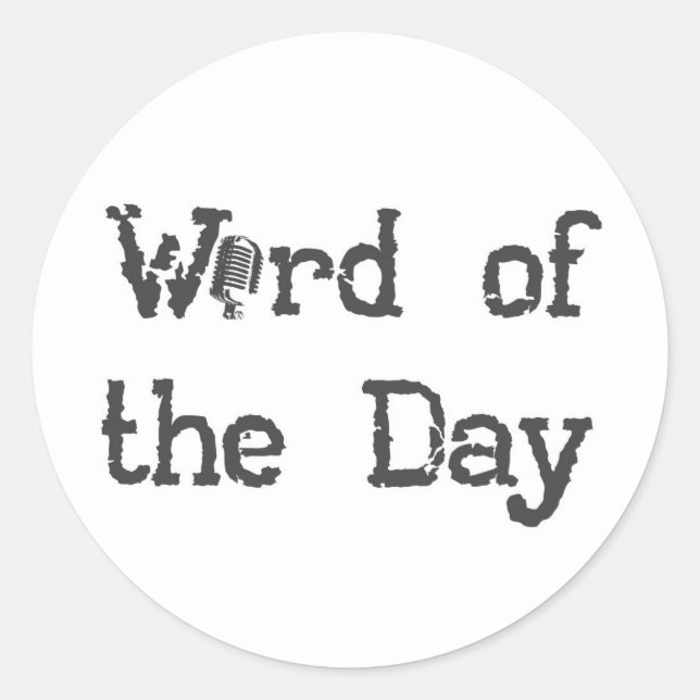 Stickers Word of the Day (Devant)
