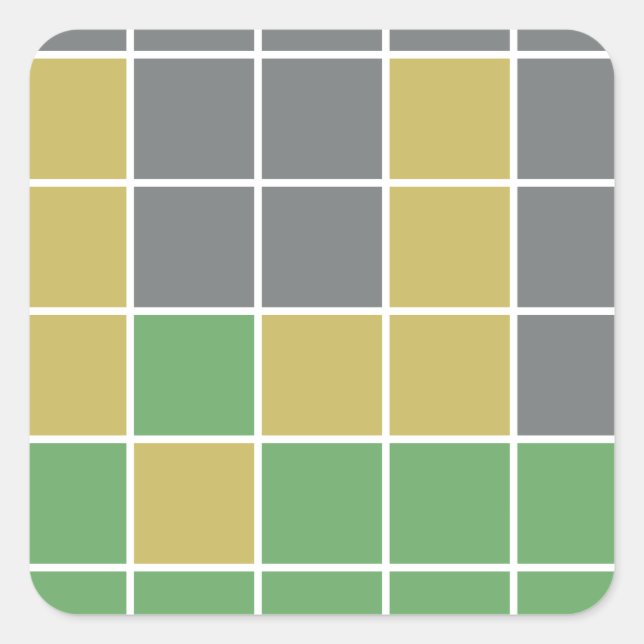 Stickers Wordle Game Board (Devant)