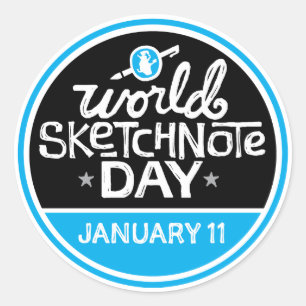 Stickers World Sketchnote Day