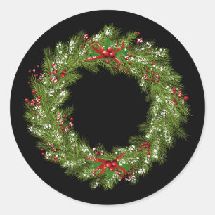 Stickers Wreath Holiday