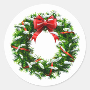 Stickers Wreath Holiday