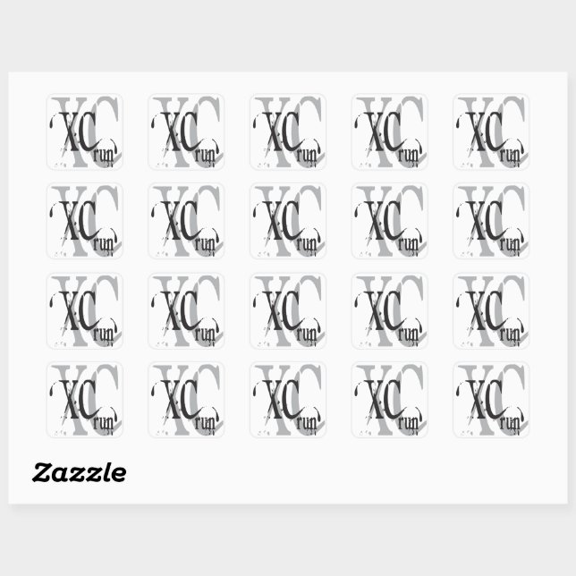 Stickers XC cross-country cool (Feuille)