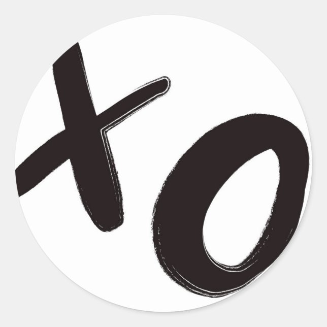 Stickers XO ronds de baisers (Devant)