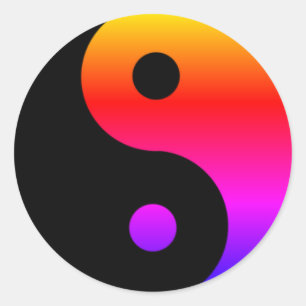 Stickers Yin Yang Personnalisés