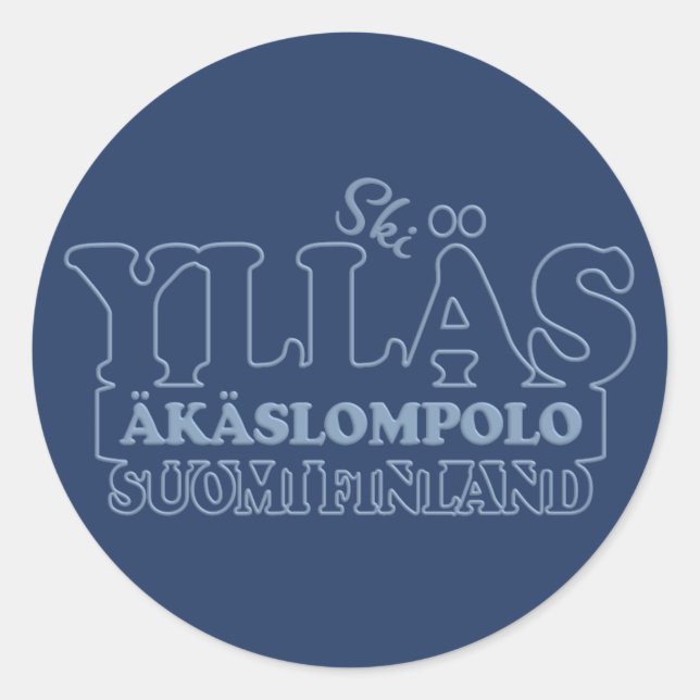 stickers YLLÄS FINLAND (Devant)