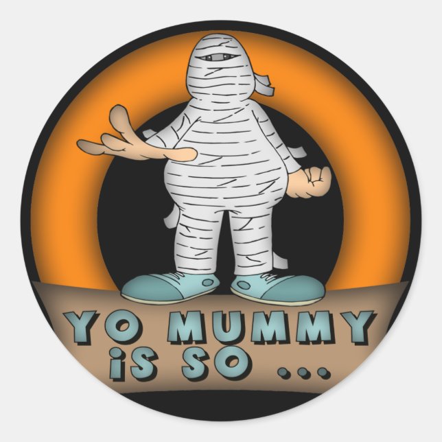 Stickers Yo Mummy (Devant)