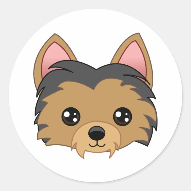 Stickers Yorkshire Terrier (Devant)