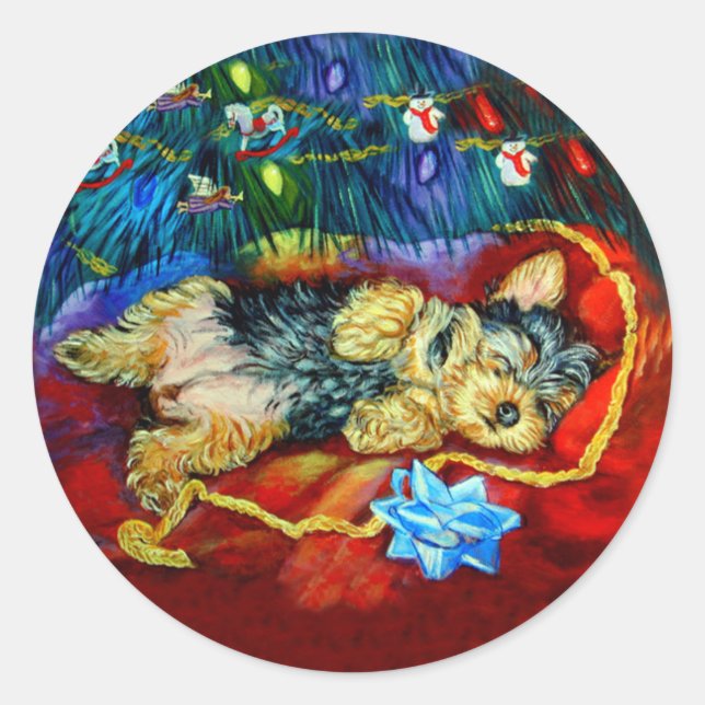 Stickers Yorkshire Terrier (Devant)