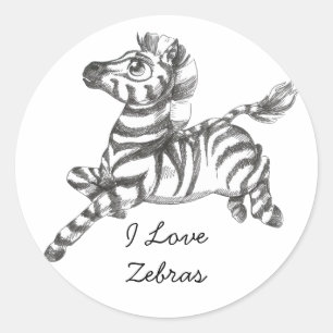 Stickers Zebra