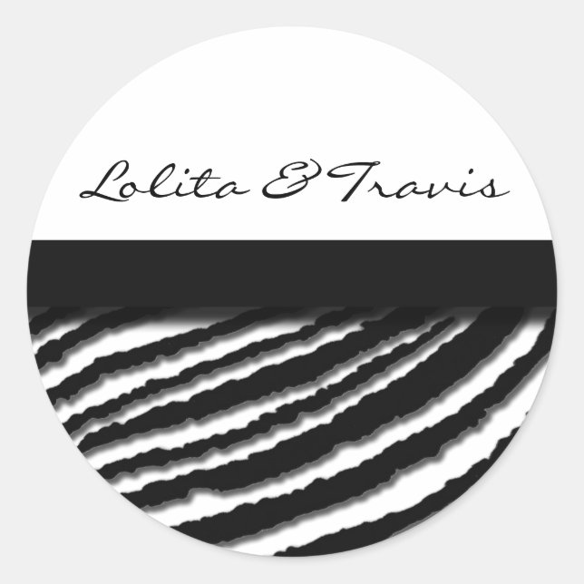 Stickers Zebra (Devant)