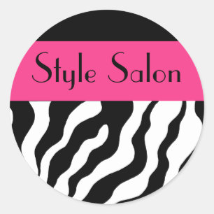 Stickers Zèbre Rond