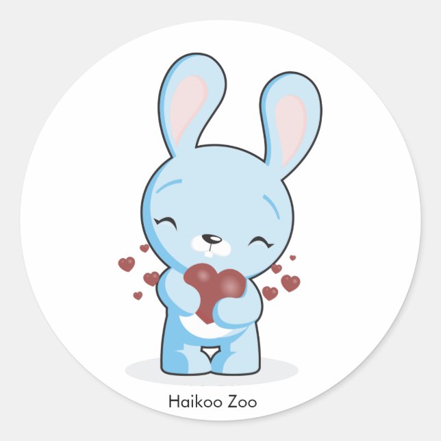 Stickers Zoo de Haikoo Bunny (Devant)