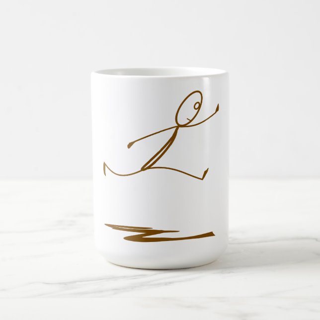Stickman Jumping Mug (Centre)