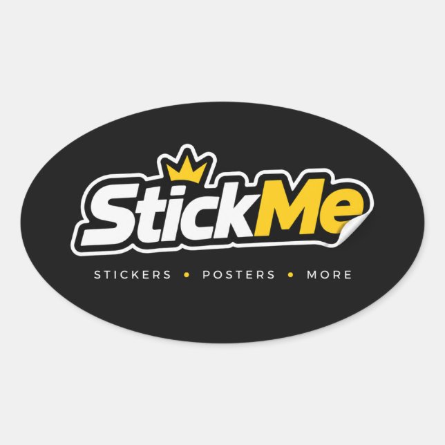 StickMe – Conception de logo autocollant Premium (Devant)