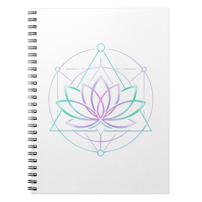 Still I Bloom Neon Lotus Journal (Devant)