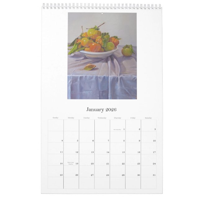 Still Life : Calendrier 2015 (Jan 2026)