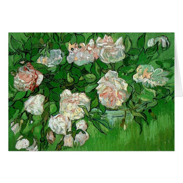 Still Life : Roses roses roses de Vincent van Gogh (Devant horizontal)