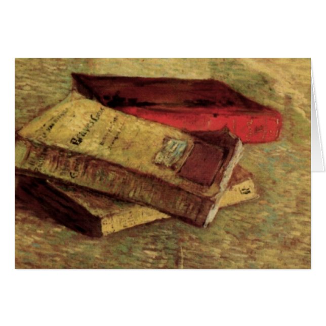 Still Life with Three Books par Vincent van Gogh (Devant horizontal)