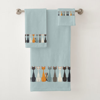 Still Tired Cats - Cat Mom Lover - Blue Graphic