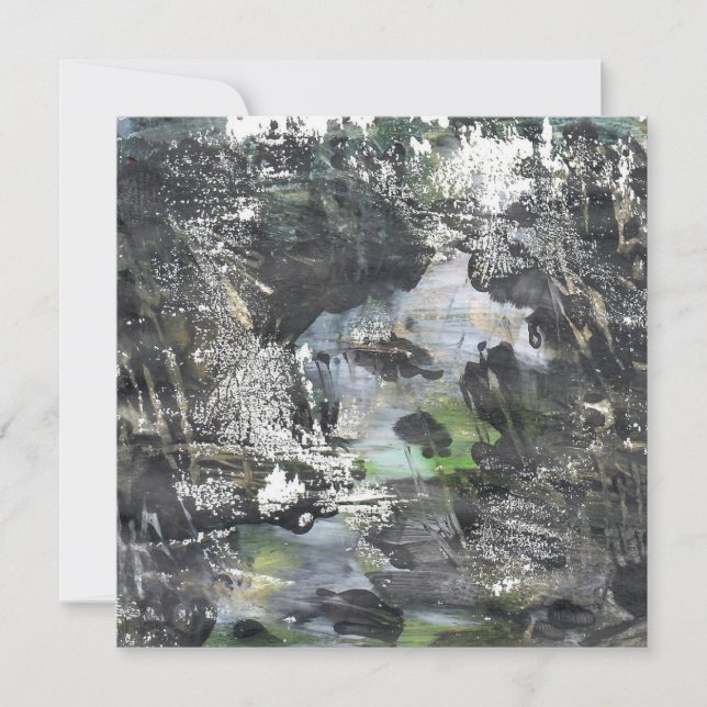 Still Water Between Trees gelprint (Devant)