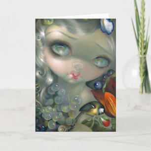 "Stilleven I : Slak en Schedel" Carte de voeux