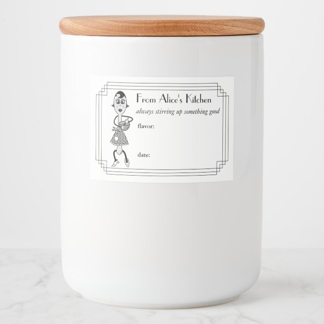 Stiring quelque chose de bon étiquette (Devant)