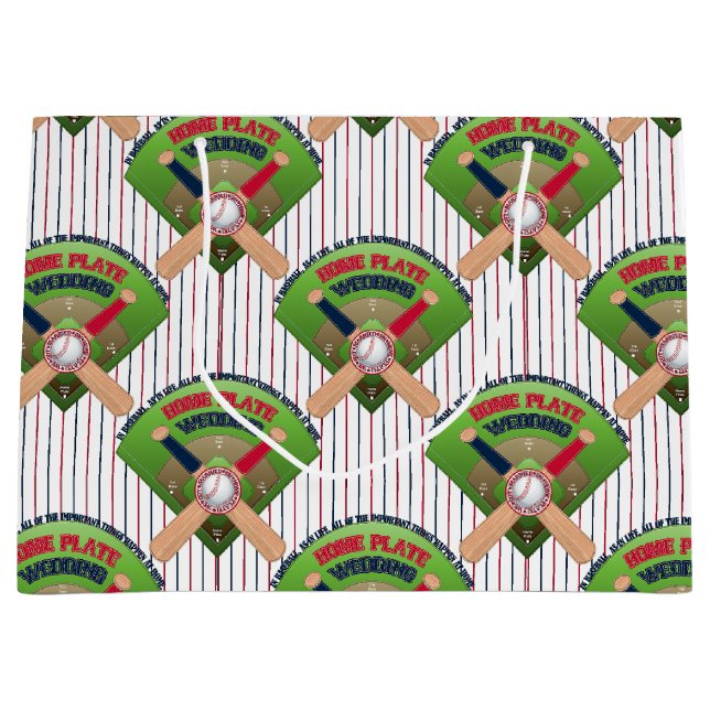 Stitches De Baseball-Nous Nous Sommes Mariés Sac 4 (Devant)