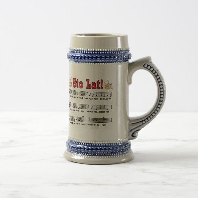 Sto Lat ! Chanson Avec Beer Mugs (Droite)