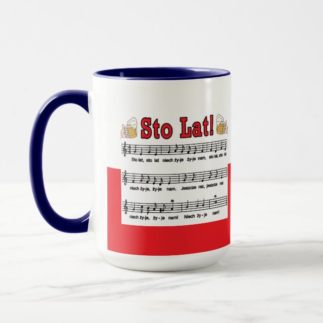 Sto Lat ! Chanson avec mugs à bière (Gauche)