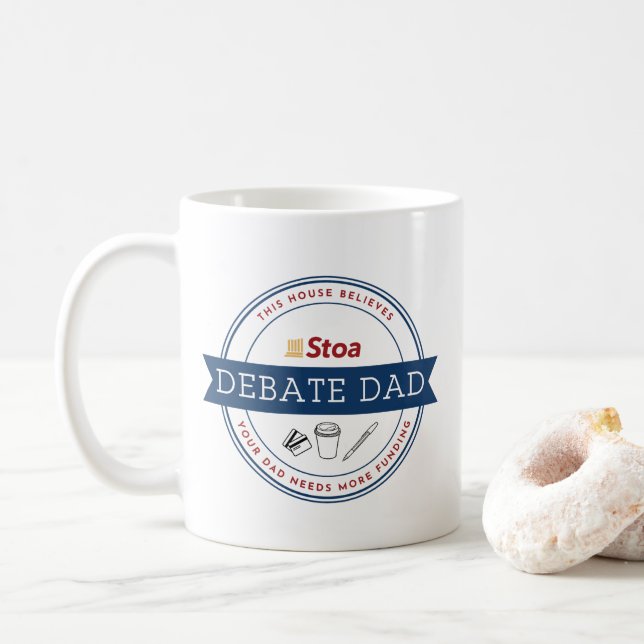 Stoa Debate Papa Mug (Avec donut)