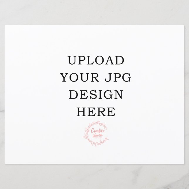 stock de carte 8,5 x 11 (Devant)