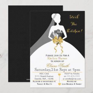 Stock de la cuisine Invitation douche nuptiale