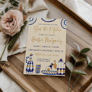 Stock de la cuisine nuptiale douche Invitation