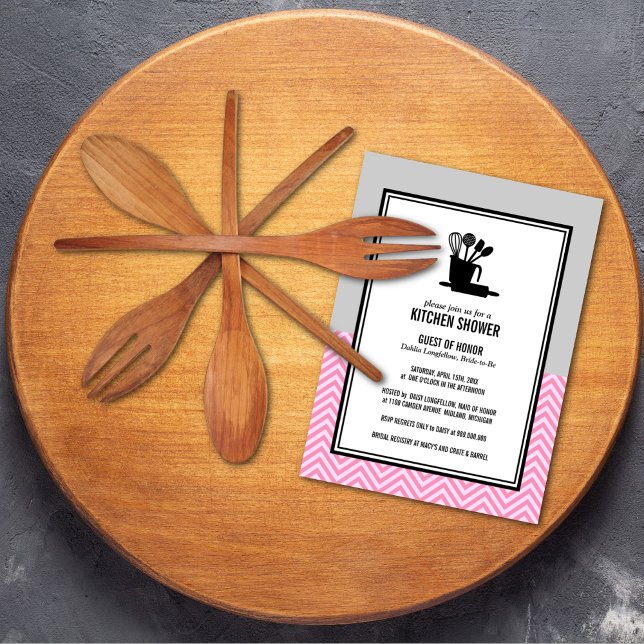 Stock de la cuisine nuptiale douche Invitations (Créateur téléchargé)