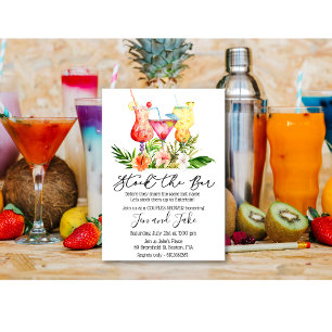 Stock du Bar Couples Coed Shower Invitation