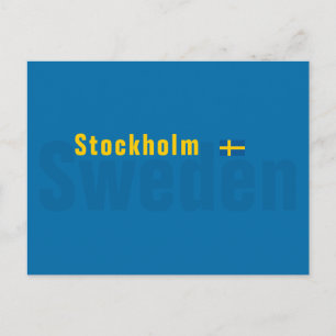 Stockholm, Suède Carte postale